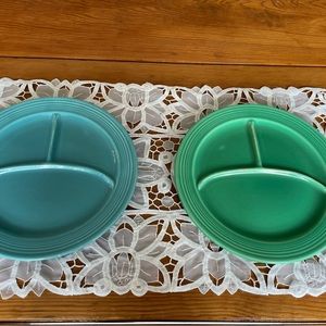 Vintage Fiesta Divided Plates